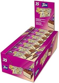 Barritas de galleta recubiertas de chocolate sin alérgenos para disfrutar
