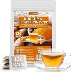 Té de cúrcuma estilo asiático
