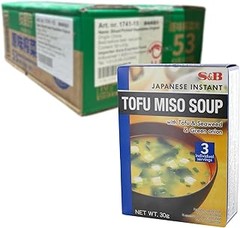 Sopas miso instantáneas