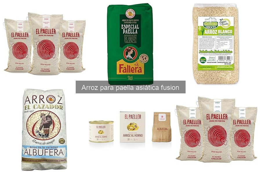 Accesorios esenciales para cocinar paella asiática fusión