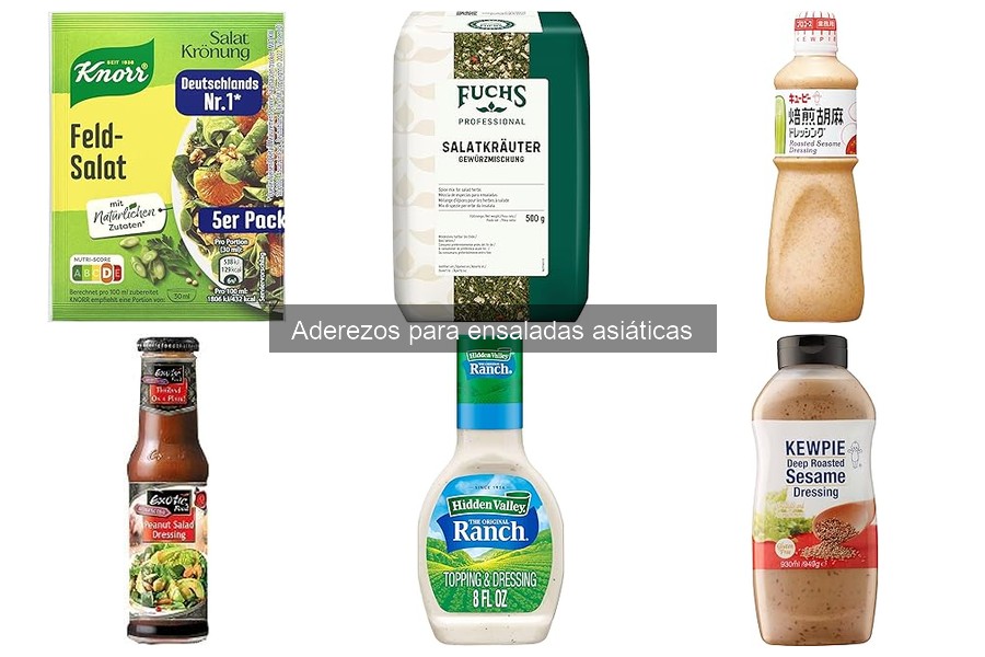 Aderezos asiáticos gluten-free: opciones seguras y deliciosas