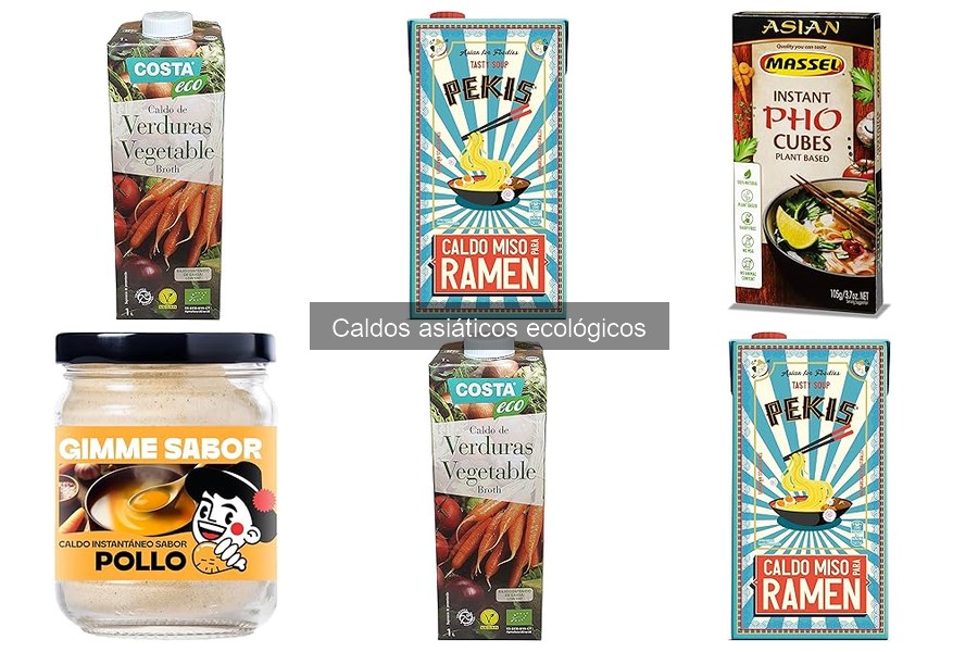 Alternativas a caldos asiáticos ecológicos: opciones saludables
