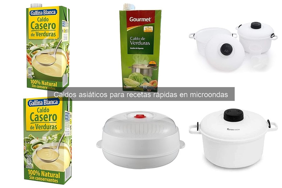 Alternativas a caldos asiáticos para recetas rápidas