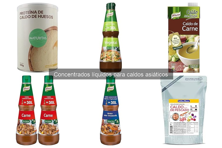 Alternativas a concentrados líquidos para caldos asiáticos