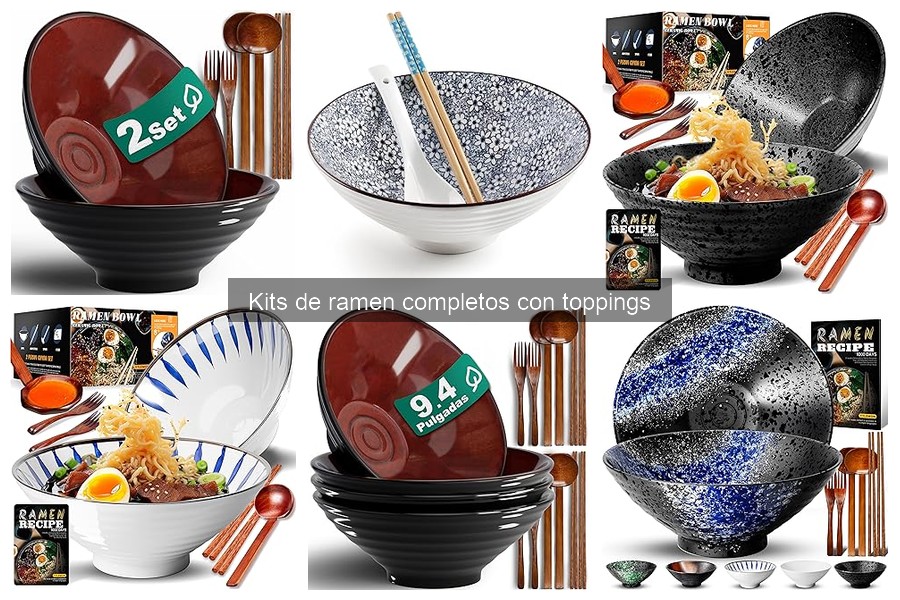 Alternativas a kits de ramen completos para disfrutar en casa