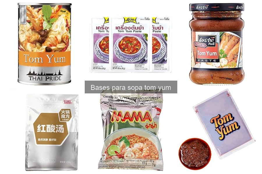 Alternativas a la base para sopa tom yum: opciones creativas