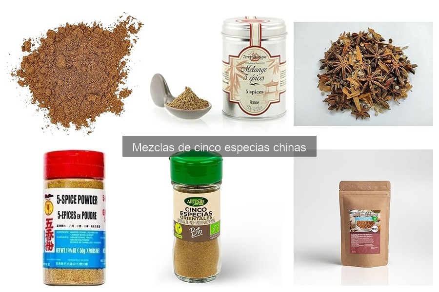 Alternativas a la mezcla de cinco especias chinas