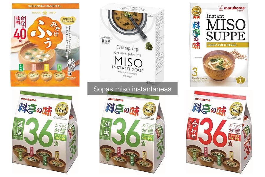 Alternativas a la sopa miso instantánea para dietas especiales