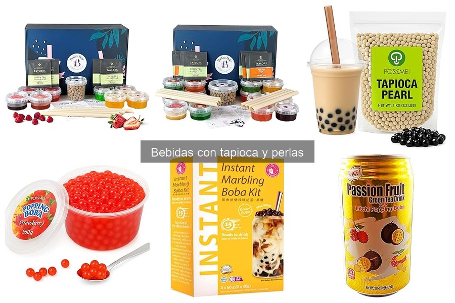 Alternativas a la tapioca en bebidas: opciones deliciosas