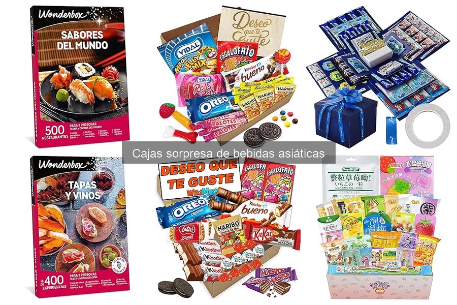 Alternativas a las cajas sorpresa de bebidas asiáticas