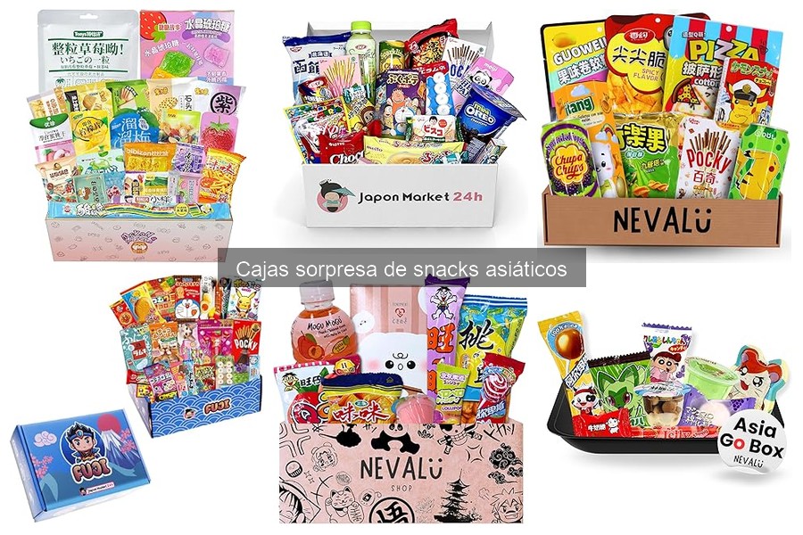 Alternativas a las cajas sorpresa de snacks asiáticos