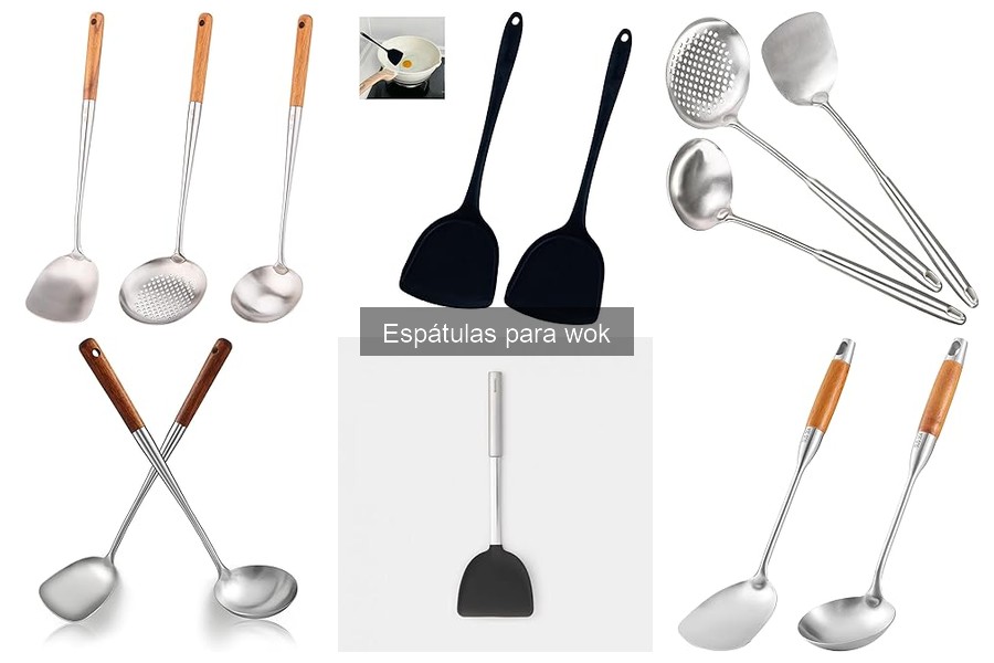 Alternativas a las espátulas para wok: utensilios útiles
