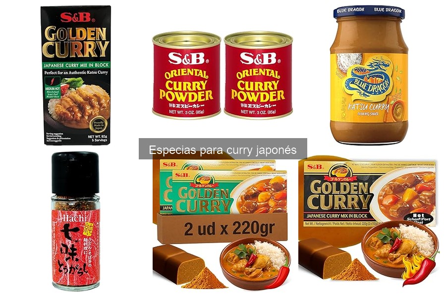 Alternativas a las especias para curry japonés en casa