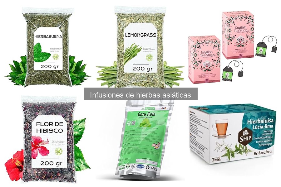 Alternativas a las infusiones de hierbas asiáticas