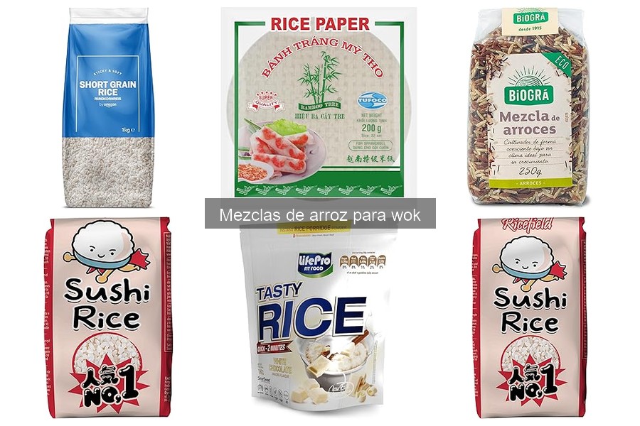 Alternativas a las mezclas de arroz para wok en casa