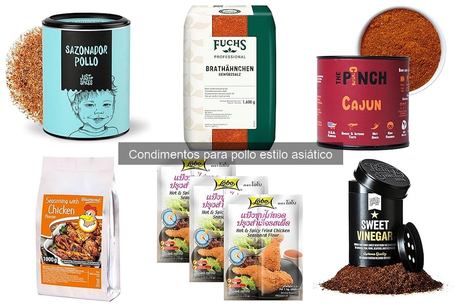 Alternativas a los condimentos asiáticos para pollo
