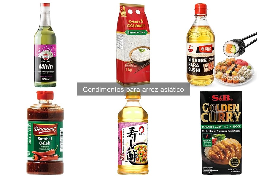 Alternativas a los condimentos para arroz asiático