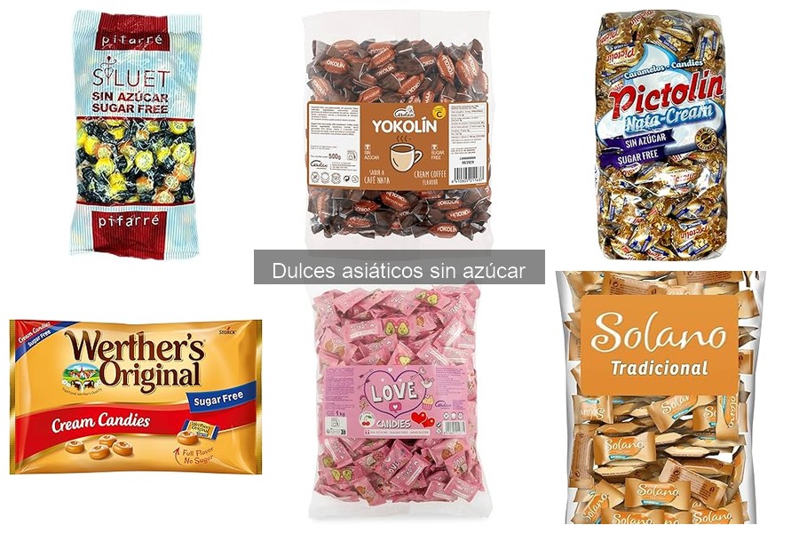 Alternativas a los Dulces Asiáticos Sin Azúcar