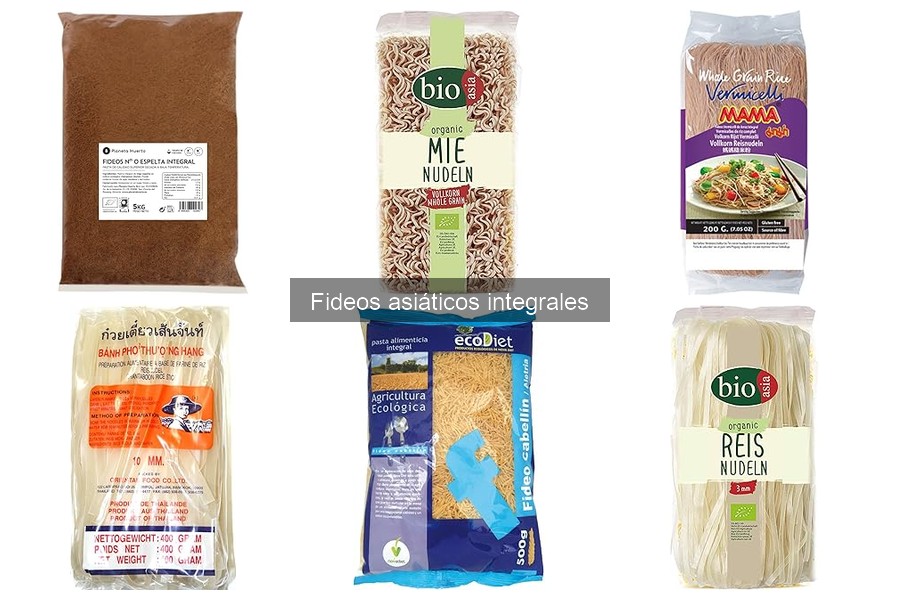Alternativas a los fideos asiáticos integrales - ¡Descúbrelas!