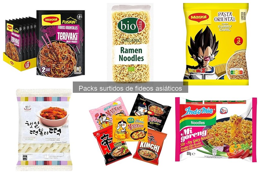 Alternativas a los fideos asiáticos: opciones sabrosas