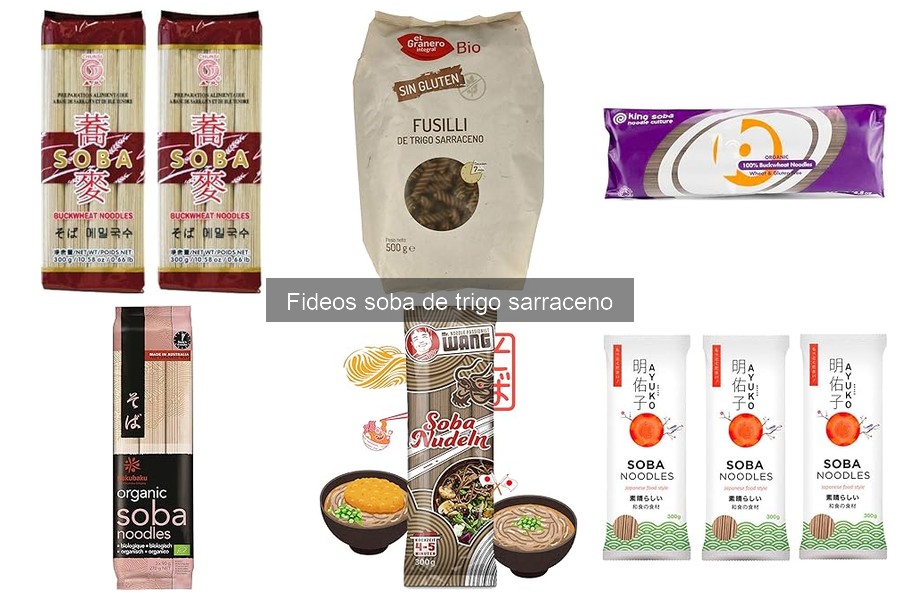 Alternativas a los fideos soba en recetas asiáticas