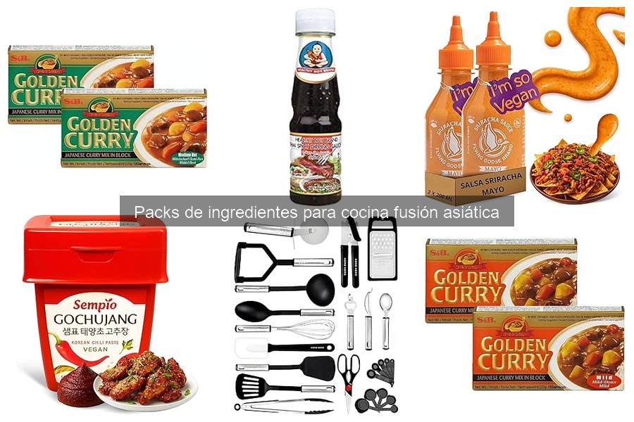 Alternativas a los packs de ingredientes para cocina fusión asiática