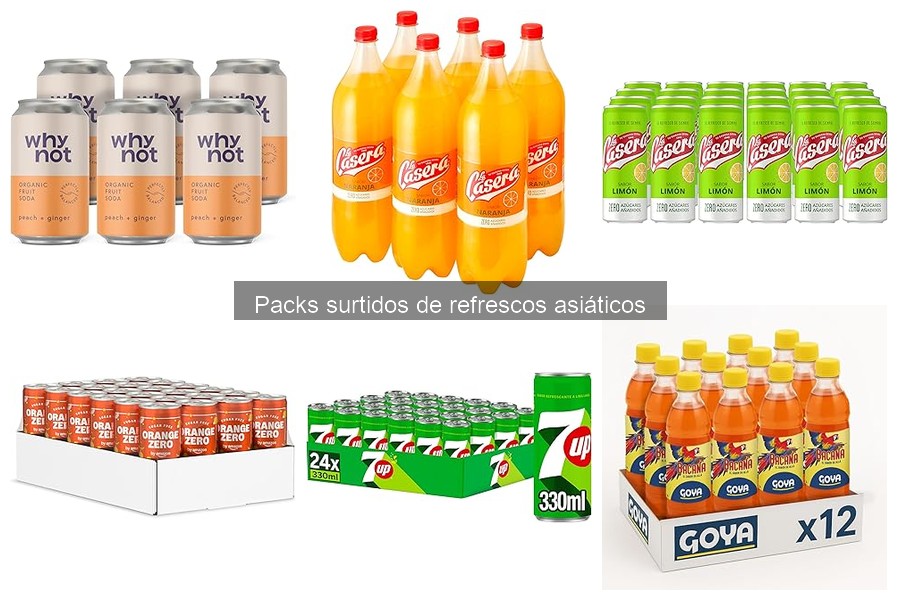 Alternativas a los Packs Surtidos de Refrescos Asiáticos