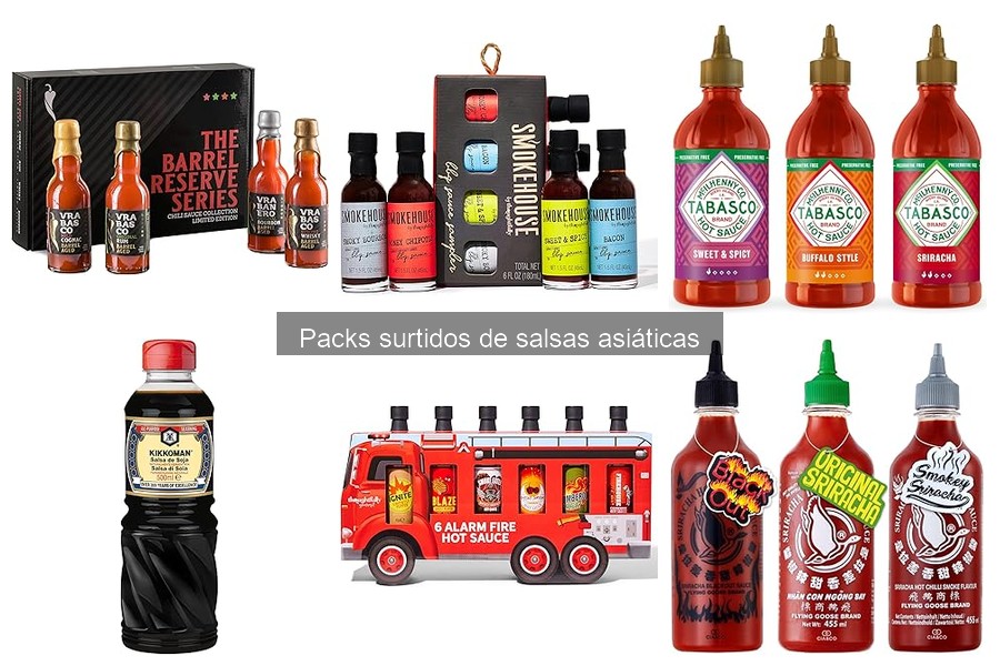 Alternativas a los packs surtidos de salsas asiáticas