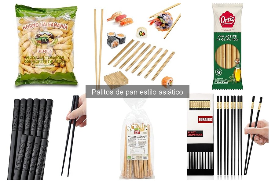 Alternativas a los palitos de pan asiático para tus recetas