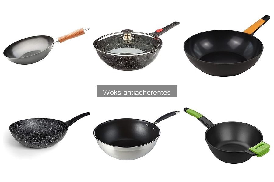 Alternativas a los woks antiadherentes para cocinar en casa