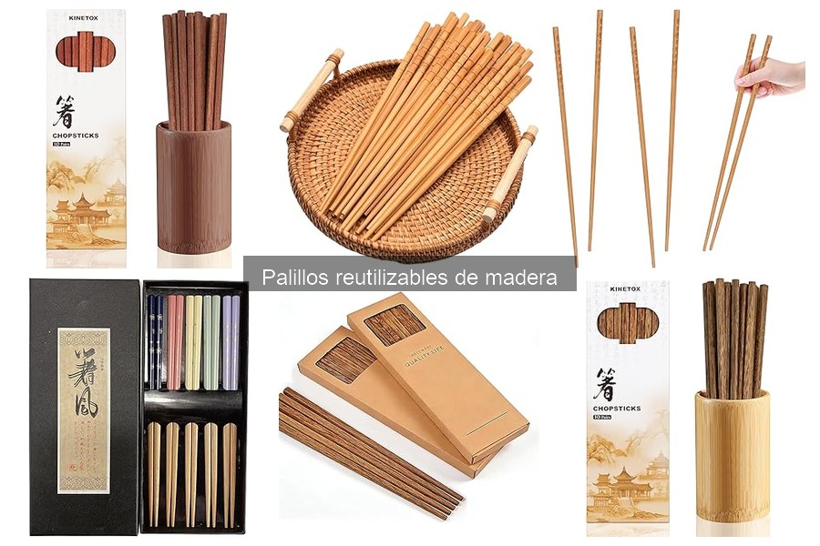 Alternativas a Palillos Reutilizables de Madera para Cocina