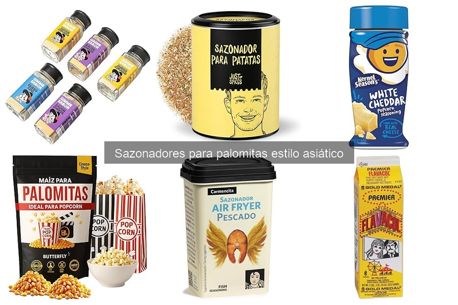 Alternativas a Sazonadores para Palomitas Estilo Asiático
