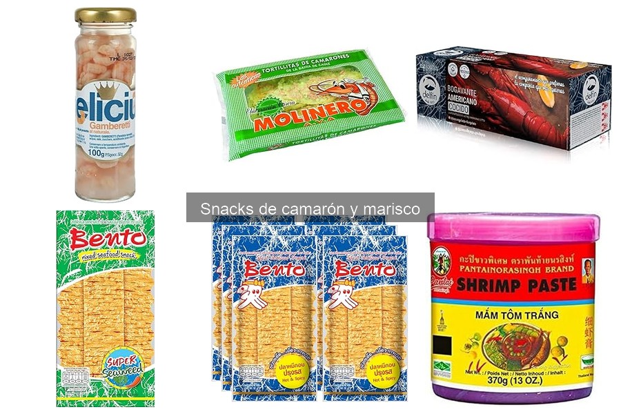 Alternativas a Snacks de Camarón y Marisco para Todos