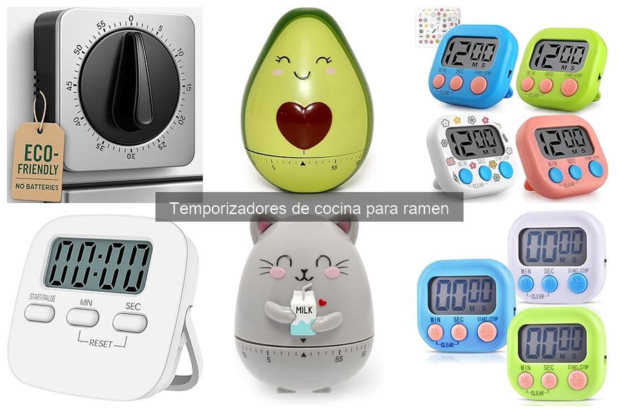 Alternativas a temporizadores de cocina para ramen