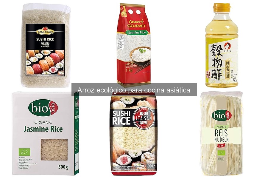 Alternativas al arroz ecológico en recetas asiáticas