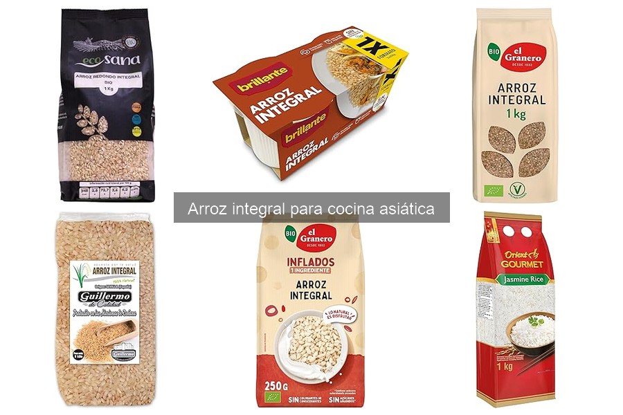 Alternativas al arroz integral en recetas asiáticas