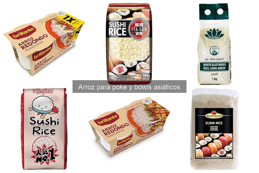Alternativas al arroz tradicional para poke bowls saludables