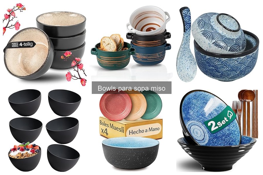 Alternativas al bowl tradicional para sopa miso