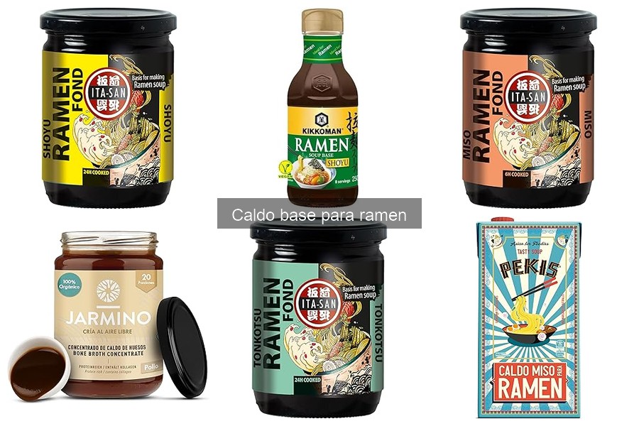 Alternativas al caldo base para ramen: opciones sabrosas