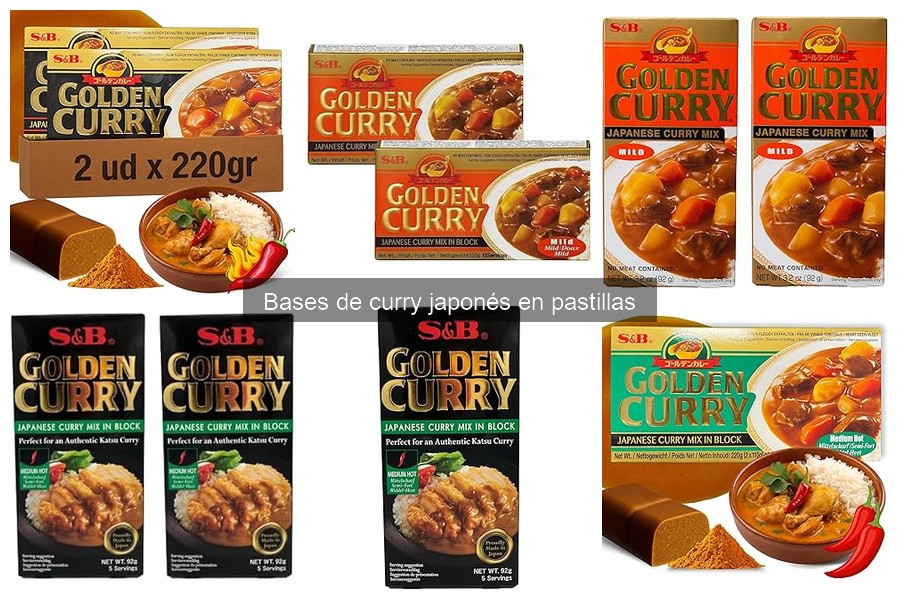 Alternativas al curry japonés en pastillas para cocinar