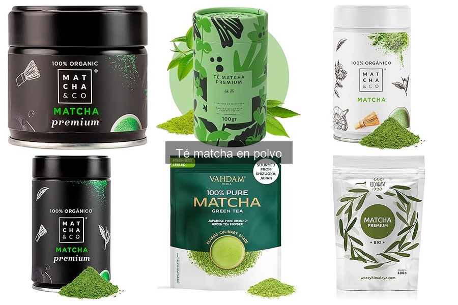 Alternativas al té matcha en polvo: opciones deliciosas