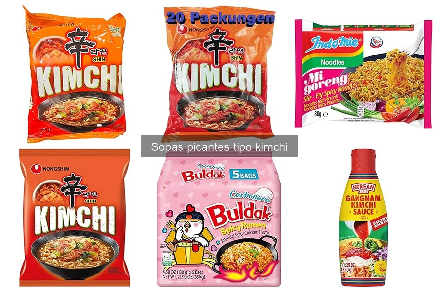Alternativas deliciosas a la sopa picante tipo kimchi