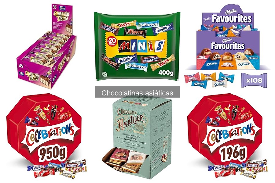 Alternativas deliciosas a las chocolatinas asiáticas