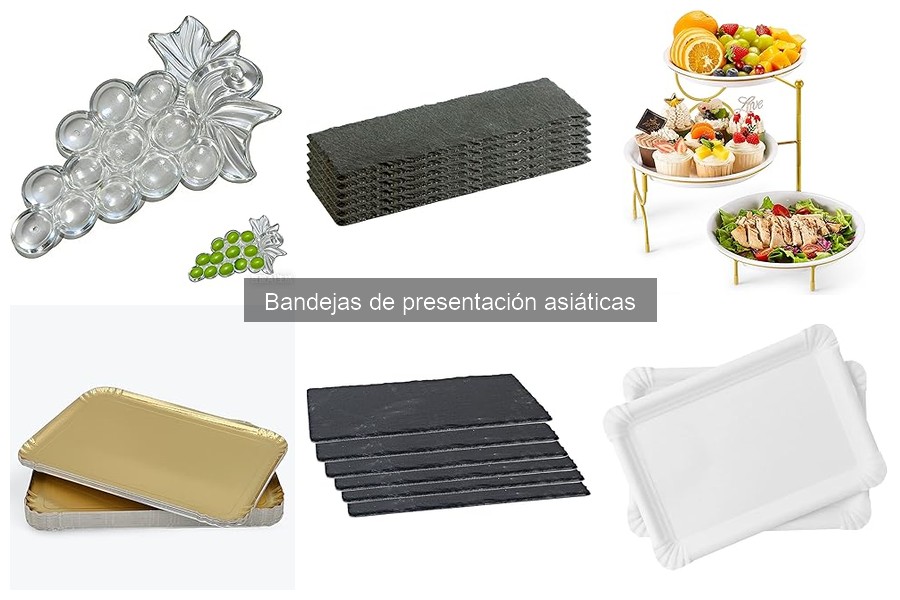 Alternativas modernas a bandejas de presentación asiáticas