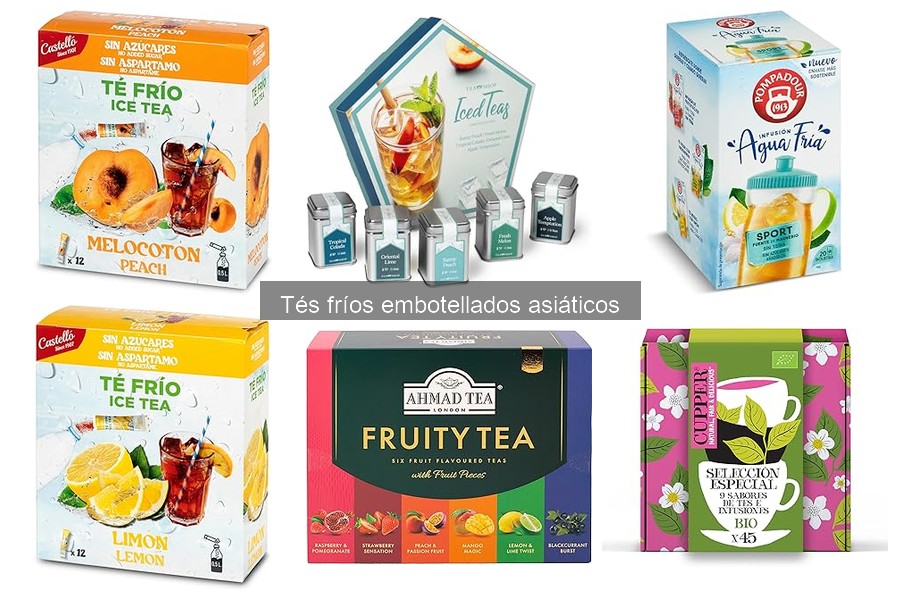 Alternativas refrescantes a los tés fríos embotellados asiáticos