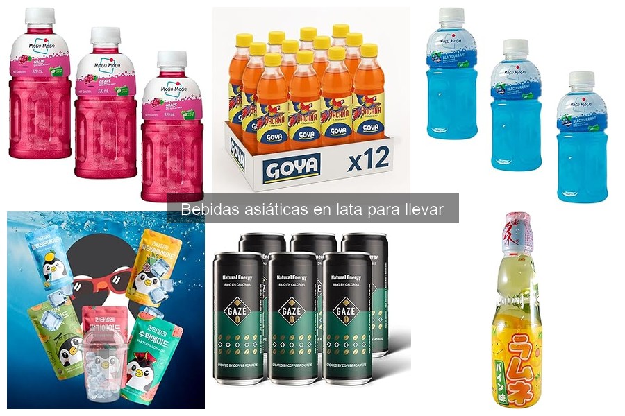 Alternativas Saludables a Bebidas Asiáticas en Lata