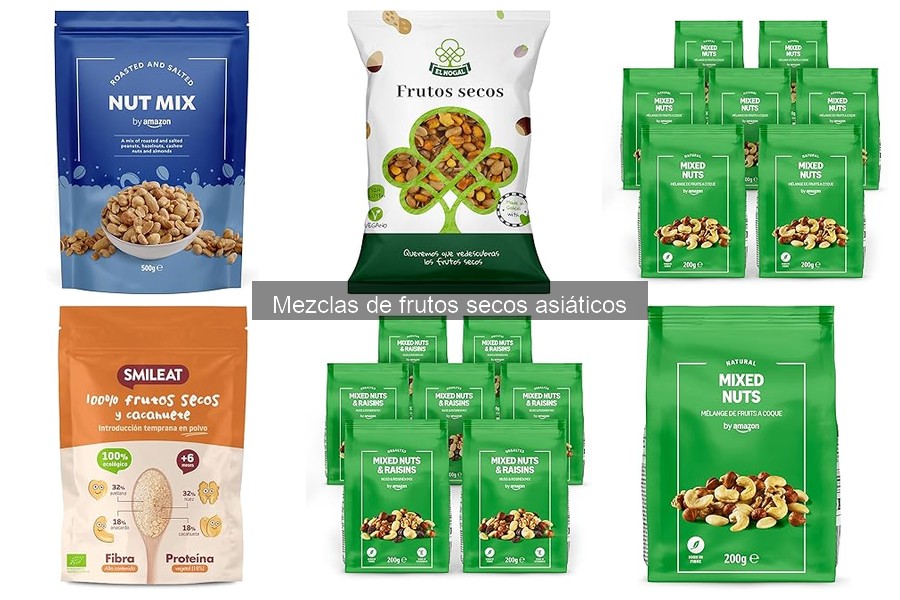 Alternativas saludables a las mezclas de frutos secos asiáticos
