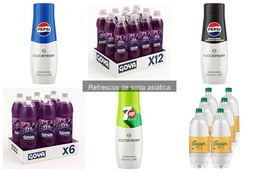 Alternativas saludables a los refrescos de soda asiática