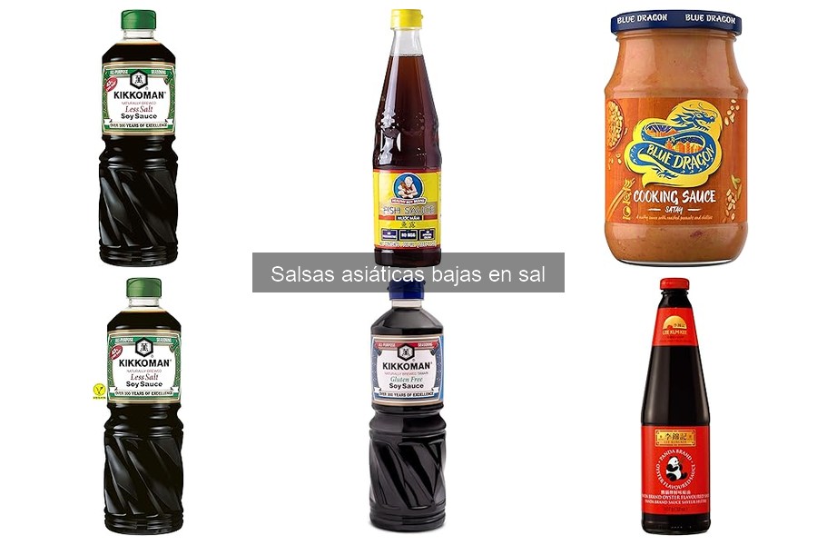 Alternativas saludables a salsas asiáticas altas en sal
