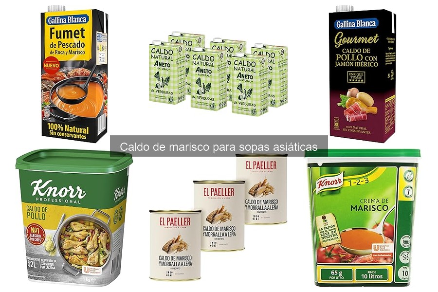 Alternativas veganas al caldo de marisco para sopas
